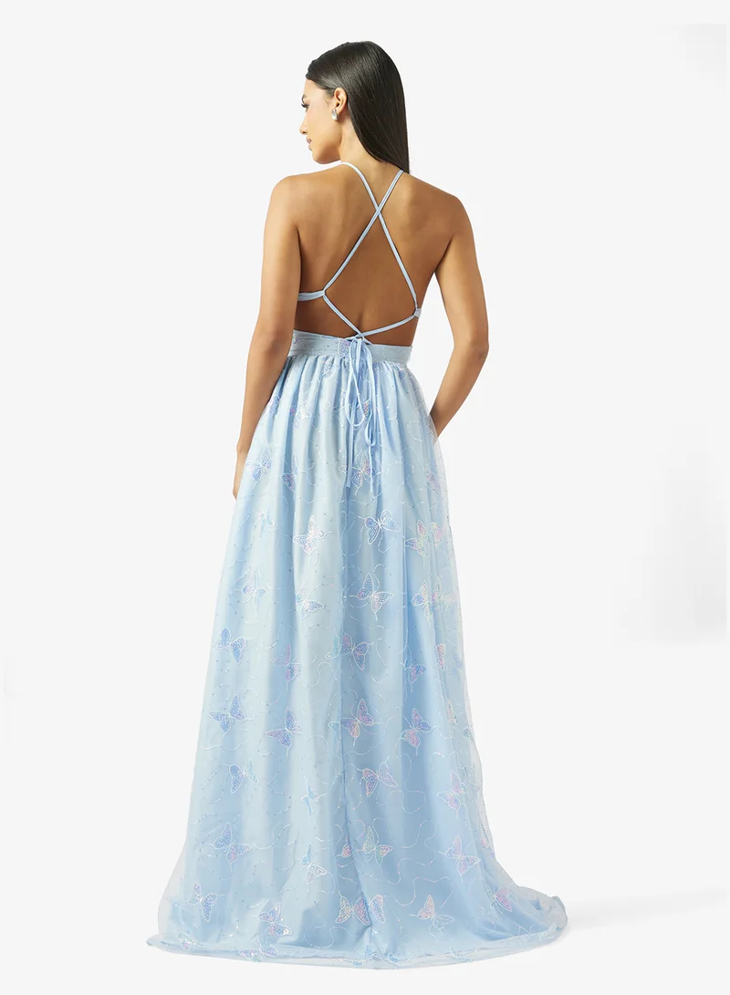 Ella Limited Edition Embroidered A-line Dress